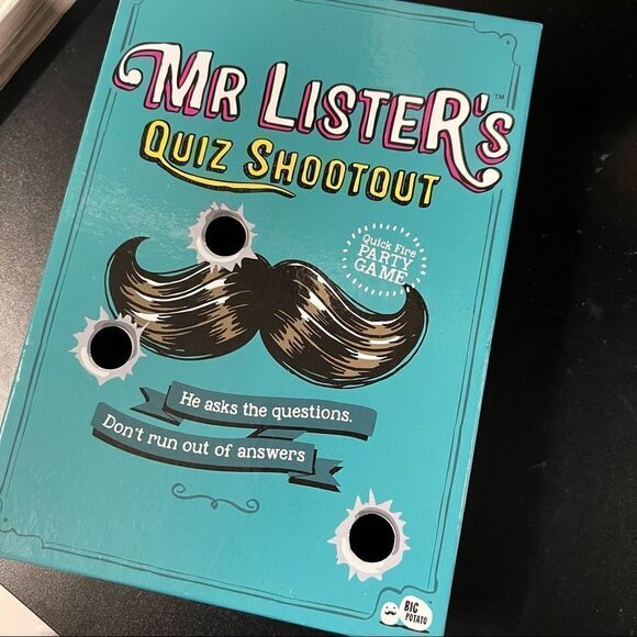 Mr Lister’s Quiz Shootout Party Game NWOT - Picture 1 of 7